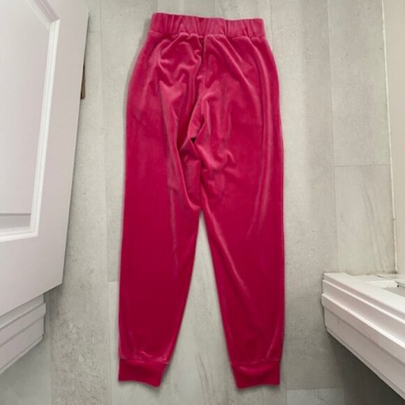 Vintage JUICY COUTURE Hot Pink Velour Joggers Track Pants XS - Picture 5 of 9